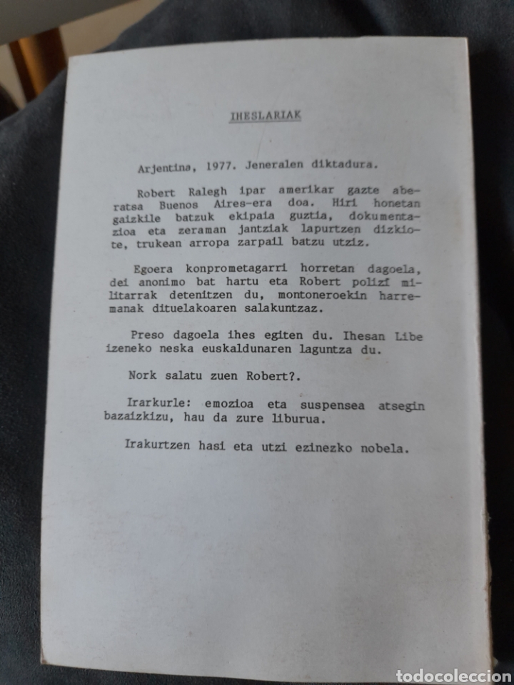 Libros: Iheslariak. Xabier Gere&ntilde;o - Foto 2