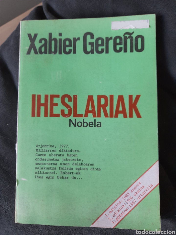 Libros: Iheslariak. Xabier Gere&ntilde;o - Foto 1