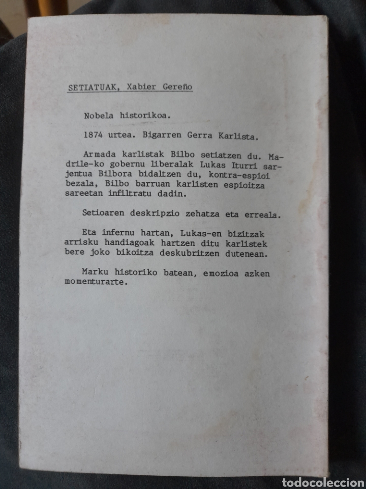 Libros: Setiatuak. Xabier Gere&ntilde;o - Foto 2