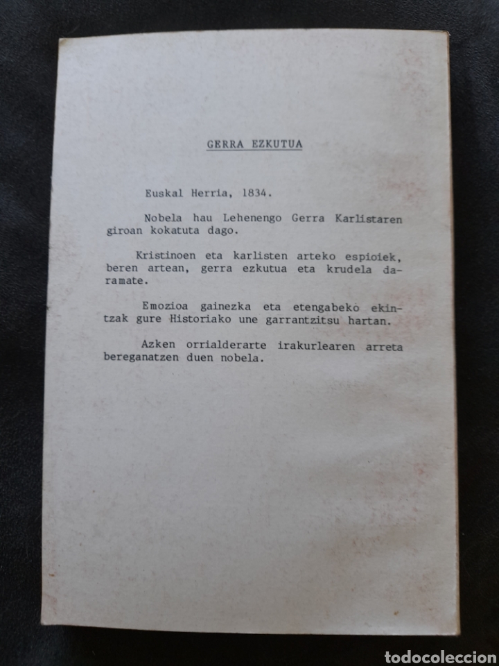 Libros: Gerra ezkutua. Xabier Gere&ntilde;o - Foto 2
