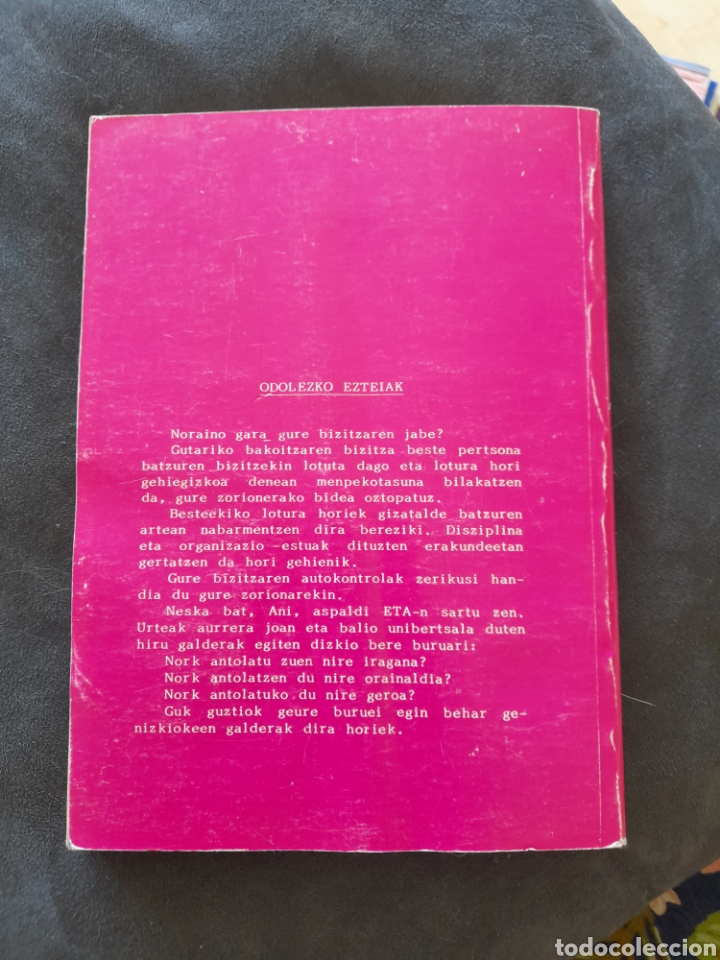 Libros: Odolezko ezteiak. Xabier Gere&ntilde;o - Foto 2