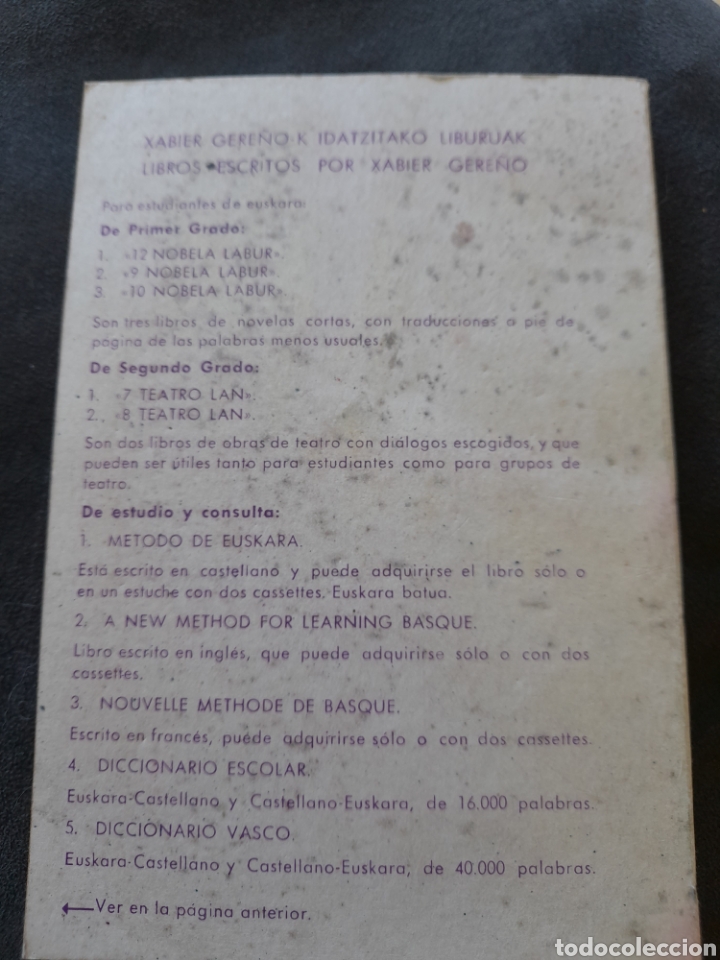 Libros: 9 nobela labur. Xabier Gere&ntilde;o - Foto 2