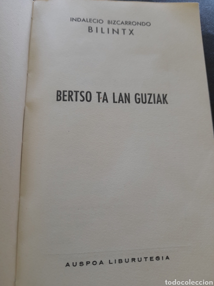 Libros: Bertso ta las guztiak. Euskera - Foto 2