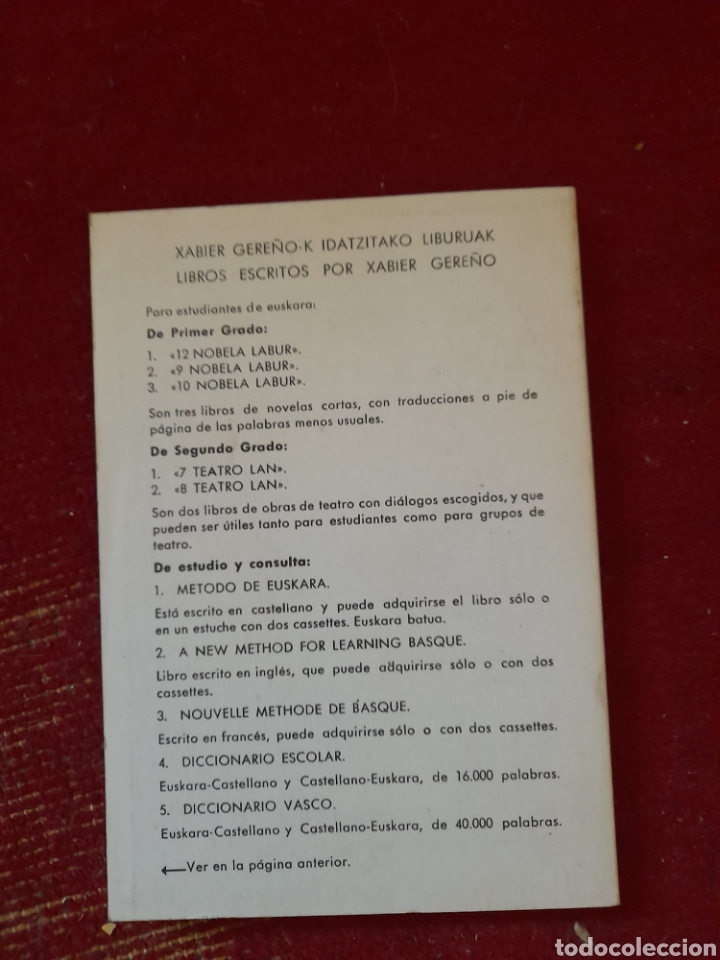 Libros: 8 teatro lan. Xabier Gere&ntilde;o - Foto 2
