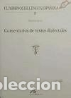 Libros: Comentarios de textos dialectales (T) - Manuel Ariza - Foto 1