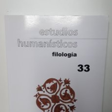 Libri: ESTUDIOS HUMANÍSTICOS FILOLOGÍA, 33. Lote 232085535