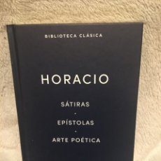 Libri: SÁTIRAS, EPÍSTOLAS, ARTE POÉTICA, DE HORACIO. ED. GREDOS. Lote 287006663