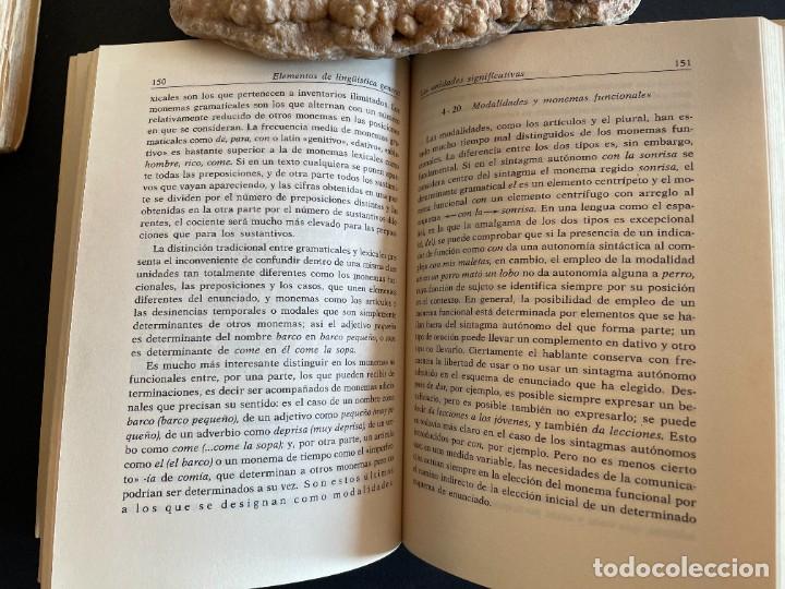 Libros: ANDR&Eacute; MARTINET. ELEMENTOS DE LING&Uuml;&Iacute;STICA GENERAL. GREDOS. MADRID, 1.984 - Foto 3