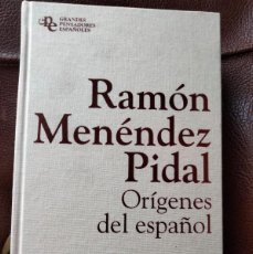 Libri: ORÍGENES DEL ESPAÑOL. RAMÓN MENÉNDEZ PIDAL