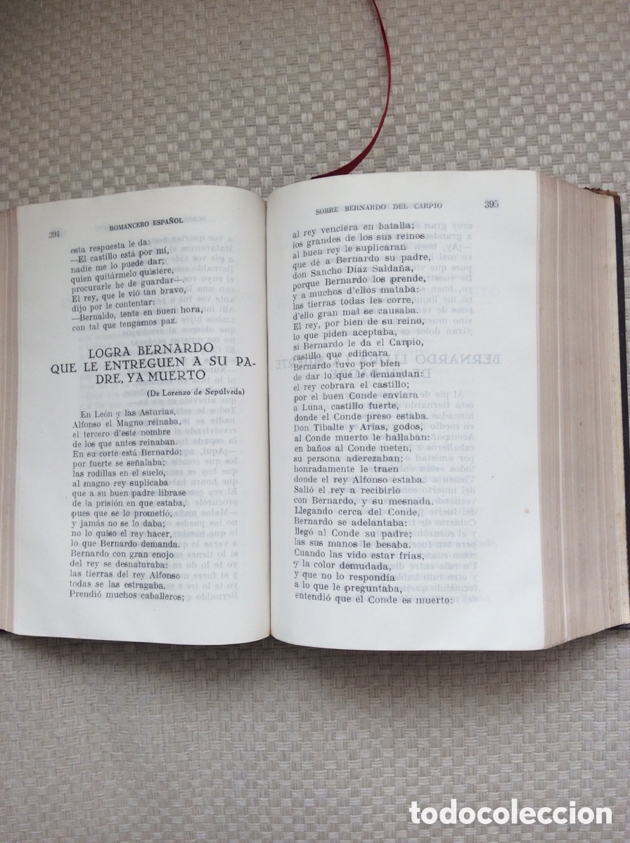 Libros: ROMANCERO ESPA&Ntilde;OL. LUIS SANTULLANO - Foto 3