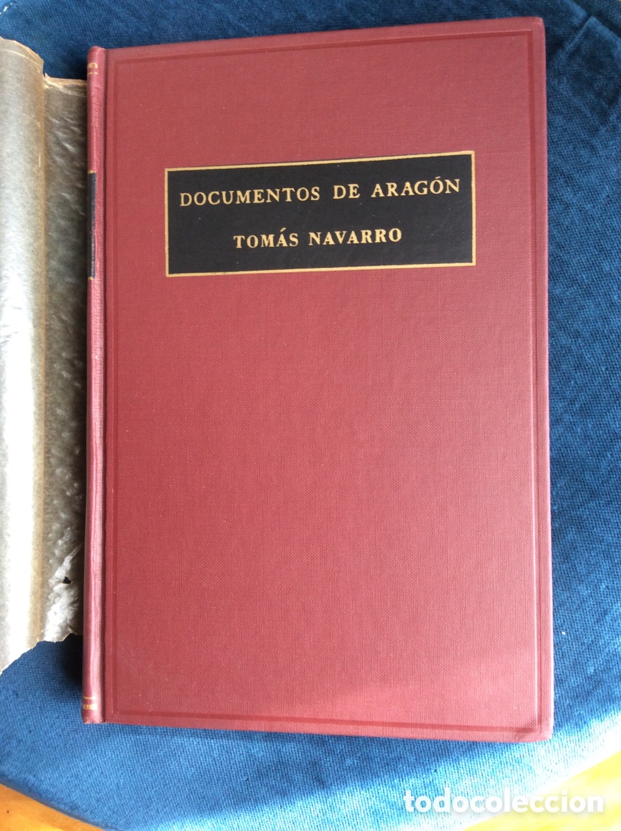 Libros: DOCUMENTOS DE ARAGON. TOMAS NAVARRO. - Foto 1