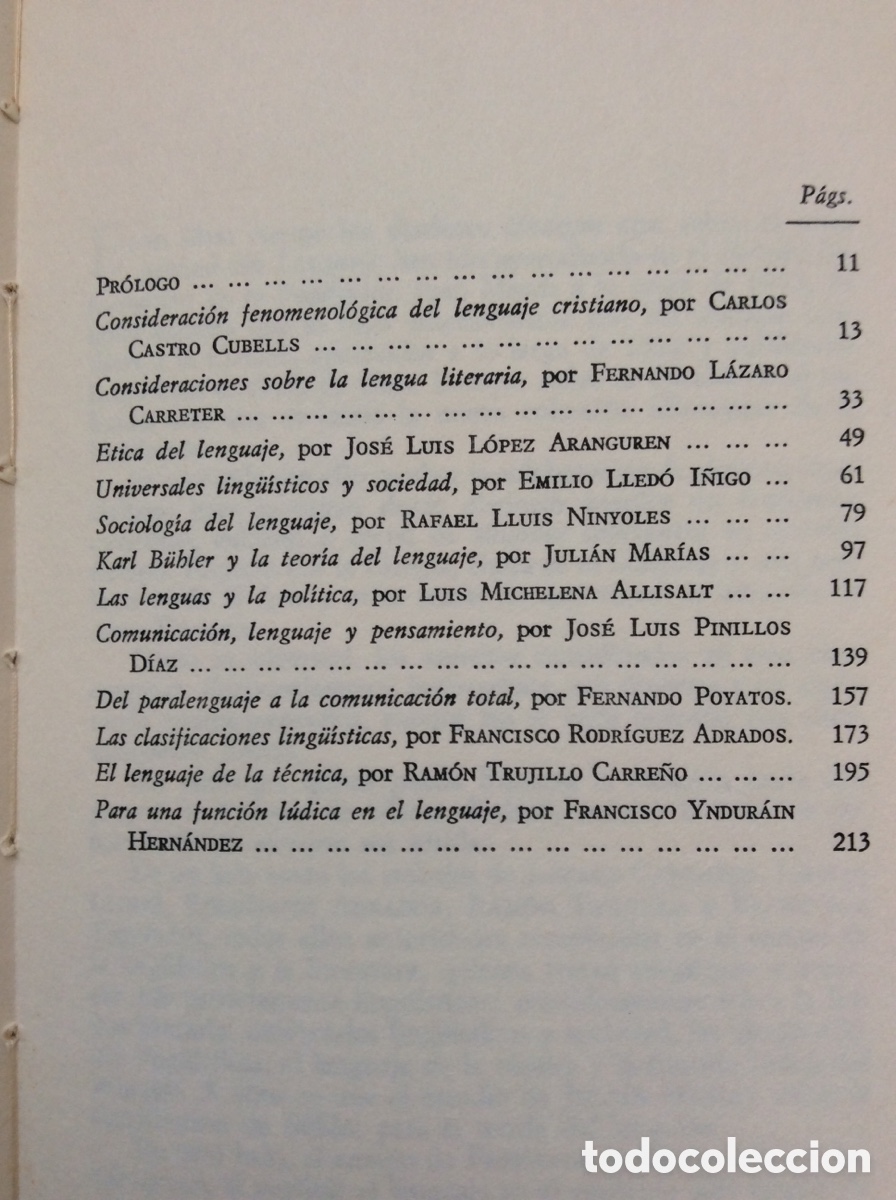 Libros: DOCE ENSAYOS SOBRE EL LENGUAJE. VV.AA. - Foto 3