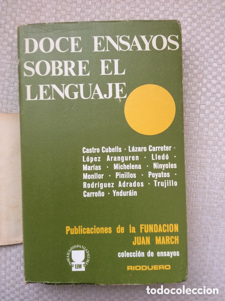 Libros: DOCE ENSAYOS SOBRE EL LENGUAJE. VV.AA. - Foto 1
