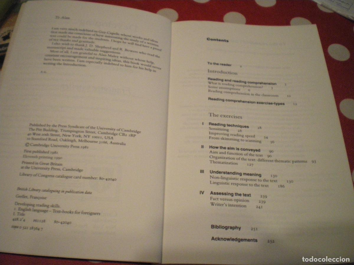 Libros: DEVELOPING READING SKILLS, FRANCOISE GRELLET - Foto 2