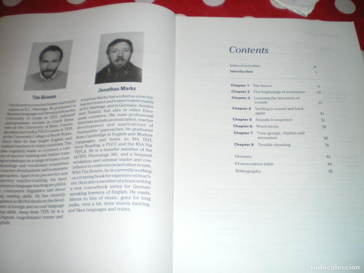 Libros: THE PRONUNCIATION BOOK, TIM BOWEN, JONATHAN MARKS - Foto 3