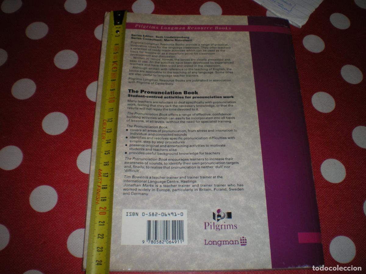 Libros: THE PRONUNCIATION BOOK, TIM BOWEN, JONATHAN MARKS - Foto 6