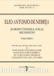 Libros: Introductiones latinae. Recognitio - Nebrija, Elio Antonio de