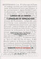 Libros: Lengua de la ciencia y lenguajes de especialidad - &nbsp;