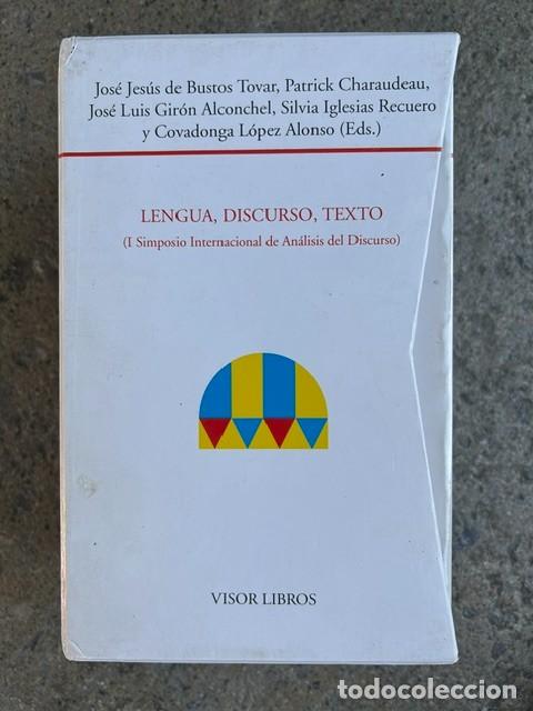 Libros: Lengua, Discurso, Texto