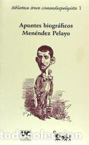 Libros: APUNTES BIOGRAFICOS MENENDEZ PELAYO - MIGUEL GARCIA ROMERO