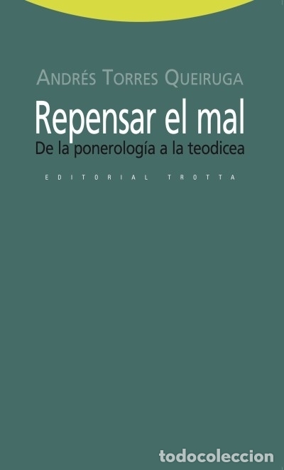 books: REPENSAR EL MAL - TORRES QUEIRUGA
