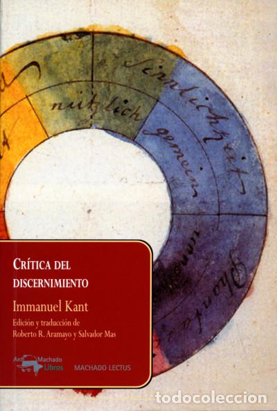 Libros: Cr&iacute;tica del discernimiento - Kant, Immanuel - Foto 2