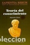 Libros: Teor&iacute;a del conocimiento - LLano, Alejandro - Foto 1