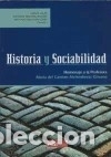 books: HISTORIA Y SOCIABILIDAD - VILAR RAMIREZ, JUAN BAUTISTA