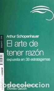 Libros: El arte de tener raz&oacute;n - Schopenhauer, Arthur - Foto 1