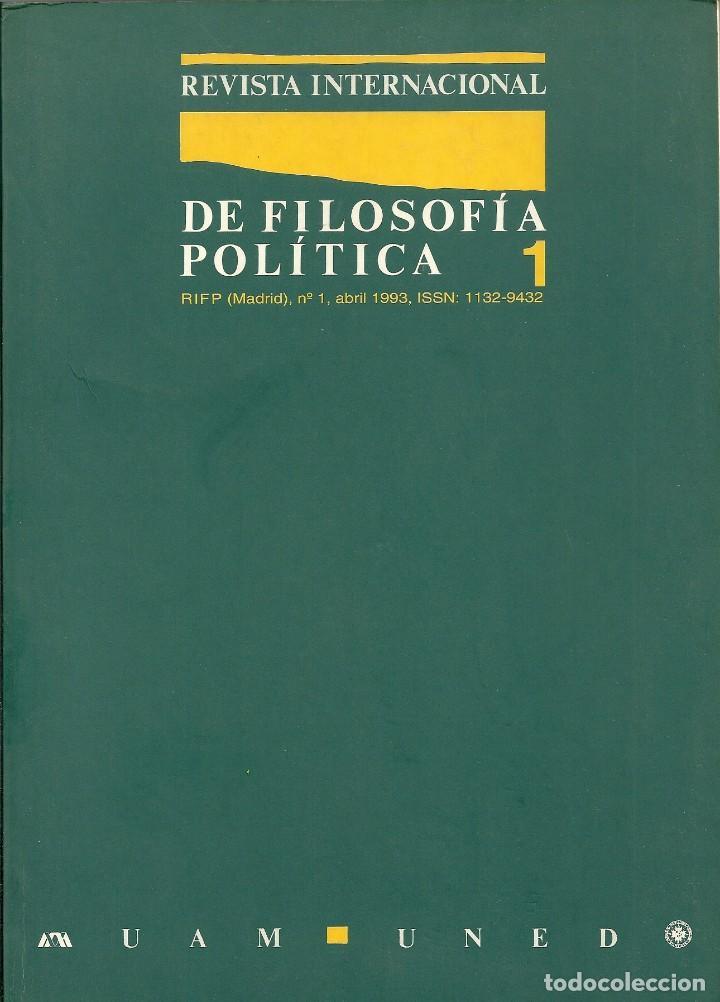 REVISTA INTERNACIONAL DE FILOSOFÍA POLÍTICA - Nº 1 (1993) (Libros Nuevos - Humanidades - Filosofía)