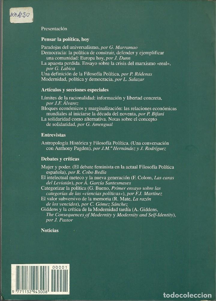 Libros: Revista Internacional de Filosofía Política - nº 1 (1993) - Foto 2 - 214198176