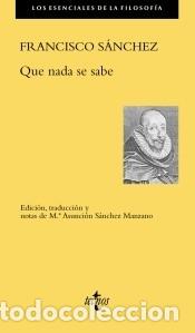 Libros: Que nada se sabe - S&aacute;nchez, Francisco - Foto 1