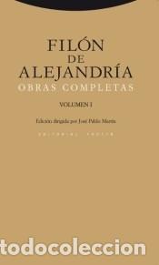 books: FILON DE ALEJANDRIA. OBRAS. 1 - FILON DE ALEJANDRIA