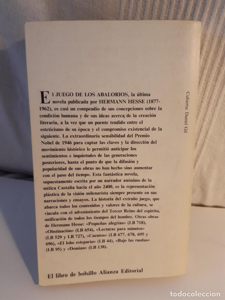 Libros: EL JUEGO DE LOS ABALORIOS HERMANN HESSE - Foto 2