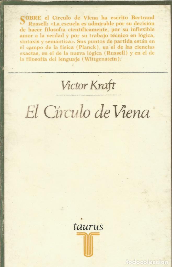 Libros: El C&iacute;rculo de Viena / Victor Kraft. - Foto 1
