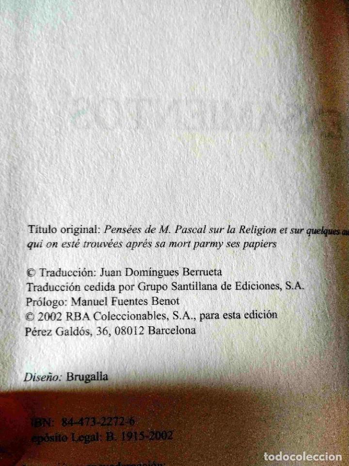 Libros: BLAISE PASCAL: PENSAMIENTOS - NUEVO - Foto 2
