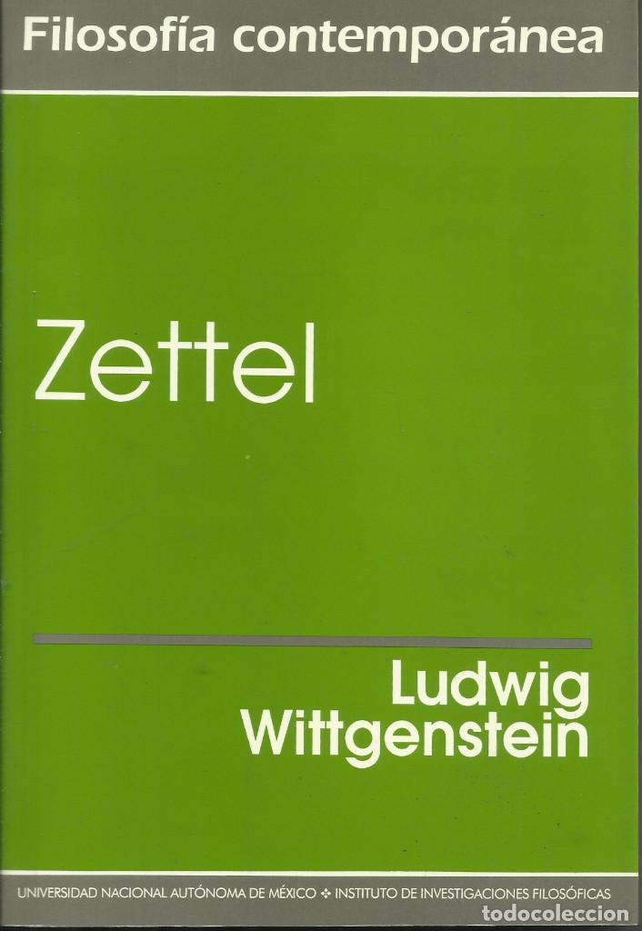 Libros: Zettel / Ludwig Wittgenstein. - Foto 1