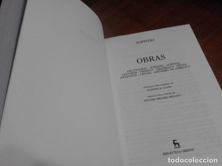 Libros: Sofistas - Obras [Protágoras/Jeníades/Gorgias/Licofrón/Pródico/Trasímaco/Hipias/Critias] Gredos 2007 - Foto 8 - 224811273