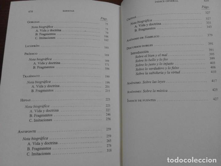 Libros: Sofistas - Obras [Protágoras/Jeníades/Gorgias/Licofrón/Pródico/Trasímaco/Hipias/Critias] Gredos 2007 - Foto 12 - 224811273