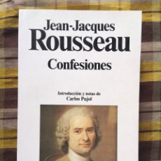 Libros: ROUSSEAU: CONFESIONES (ED. PLANETA). Lote 291214988