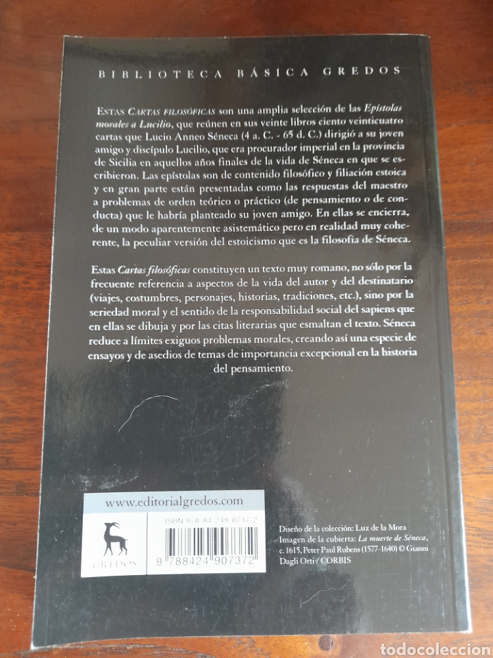 Libros: Cartas filos&oacute;ficas. S&eacute;neca - Foto 2