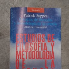 Libros: ESTUDIOS DE FILOSOFIA Y METODOLOGÍA DE LA CIENCIA . JOSÉ LUIS ROLLERI . ALIANZA EDITORIAL. Lote 325758308