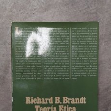 Libros: TEORÍA ÉTICA. RICHARD . B. BRANDY. ALIANZA UNIVERSIDAD TEXTOS .. Lote 325758908