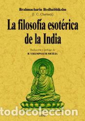 Livros: Filosof&iacute;a esot&eacute;rica de la India - Brahmacharin, Bodhabhikshu; Sicilia, B. Champsaur