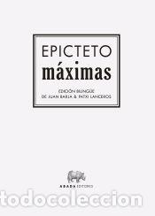 Libros: M&aacute;ximas - Epitecto - Foto 1