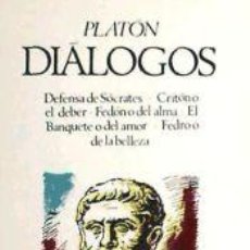 Libros: DIÁLOGOS - PLATÓN. Lote 364393311