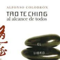 Libros: TAO TE CHING - ALFONSO COLODRÓN. Lote 366216721