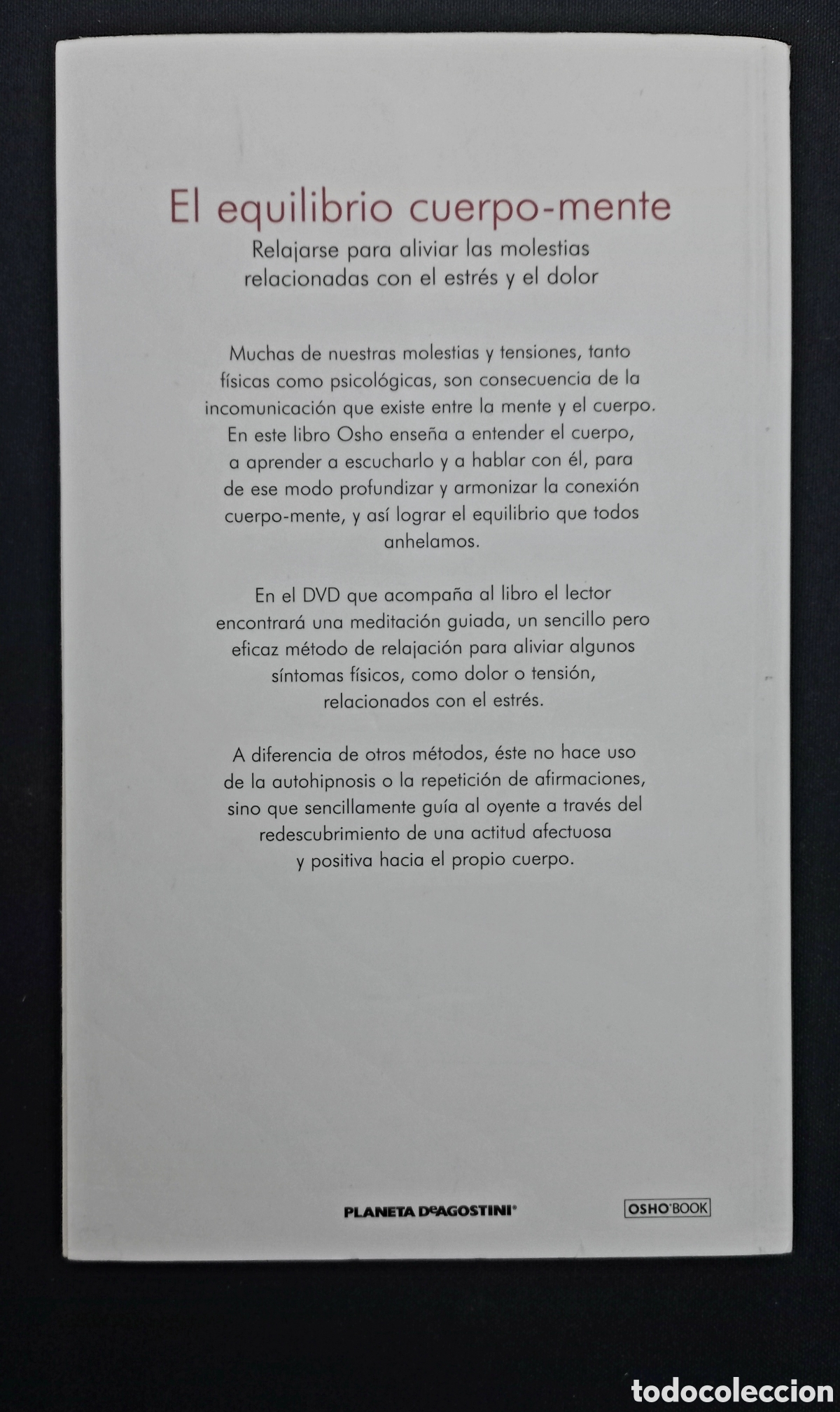 Libros: OSHO. EL EQUILIBRIO CUERPO-MENTE - Foto 2