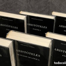 Libros: ARISTÓTELES - / METAFÍSICA / POLÍTICA / ÉTICA / RETÓRICA / FÍSICA / LÓGICA / (GREDOS/RBA) 2015. Lote 372318361