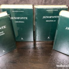 Libros: JENOFONTE - RECUERDOS DE SÓCRATES / CIROPEDIA / HELÉNICAS / ANÁBASIS - GREDOS/RBA 2015. Lote 374193199